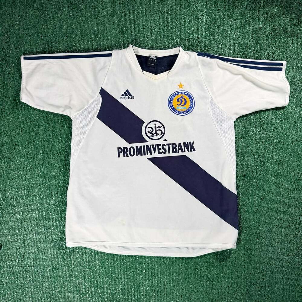 Vintage Adidas Dynamo Kyiv 2003-04 Soccer Jersey Home Shirt Shevchenko 10